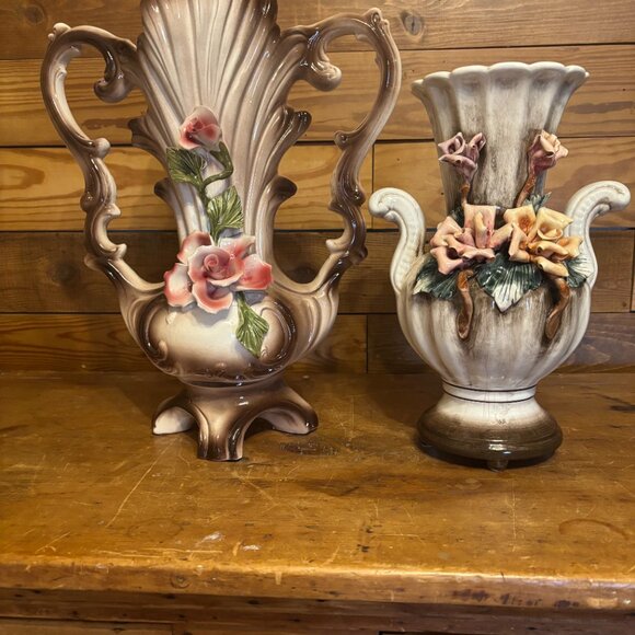 Antique Capodimonte Porcelain Vase 1940's - Picture 9 of 9